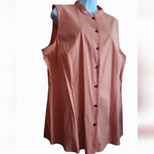 Lafayette 148 Blouse Short Sleeve Shirt